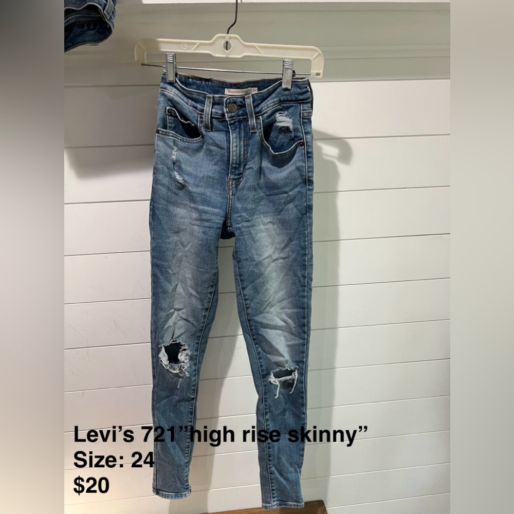 Levi’s jeans - high rise skinny